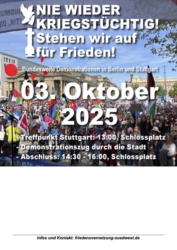 Demo 03.10.2025 Stuttgart Seite 1