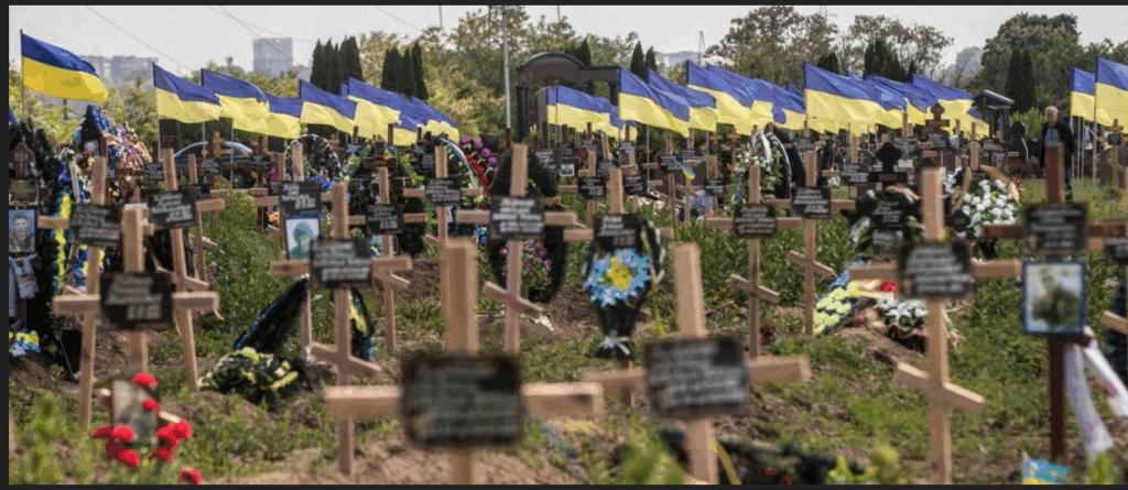Kriegsgräber Ukraine Bild Tagesspiegel